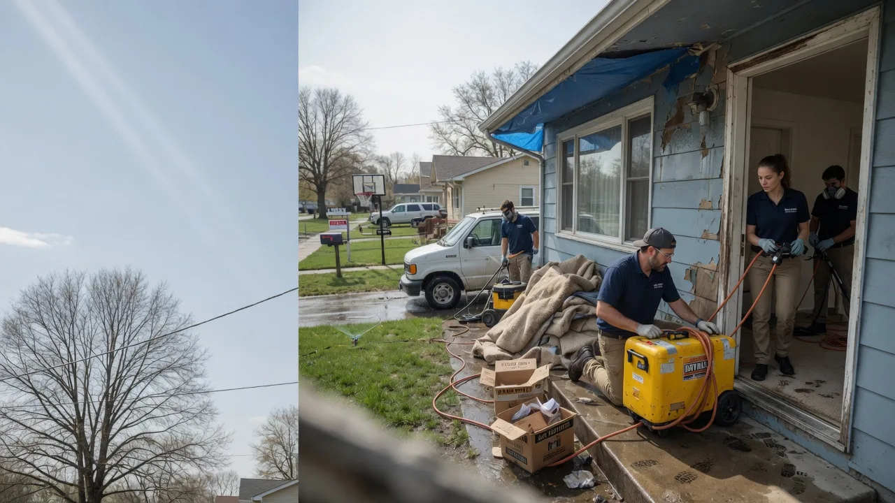 Basement Flood Cleanup in Amherst, OH near me